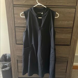 Zella Black A-line Sleeveless Dress